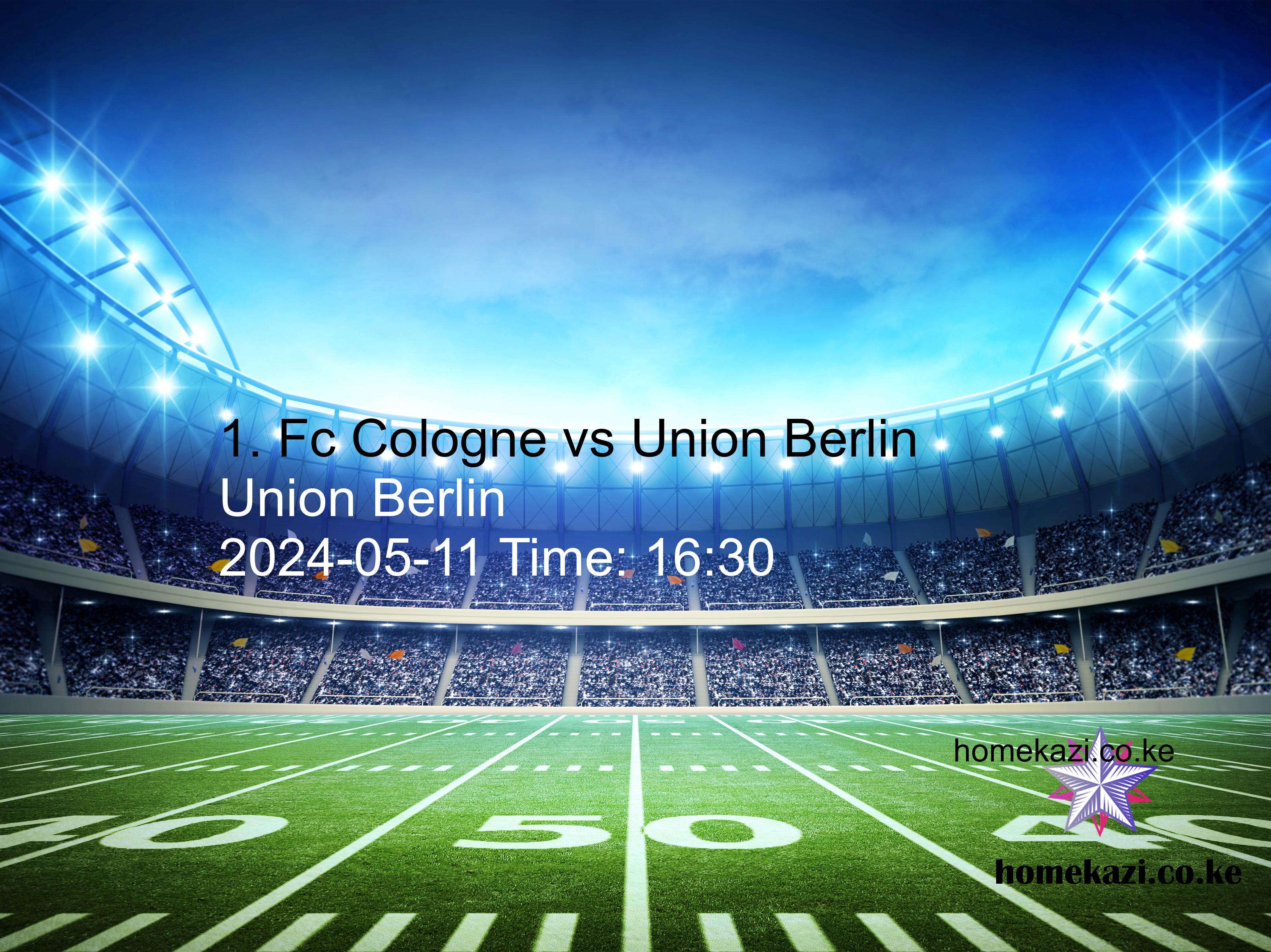 1. Fc Cologne vs Union Berlin free betting tips