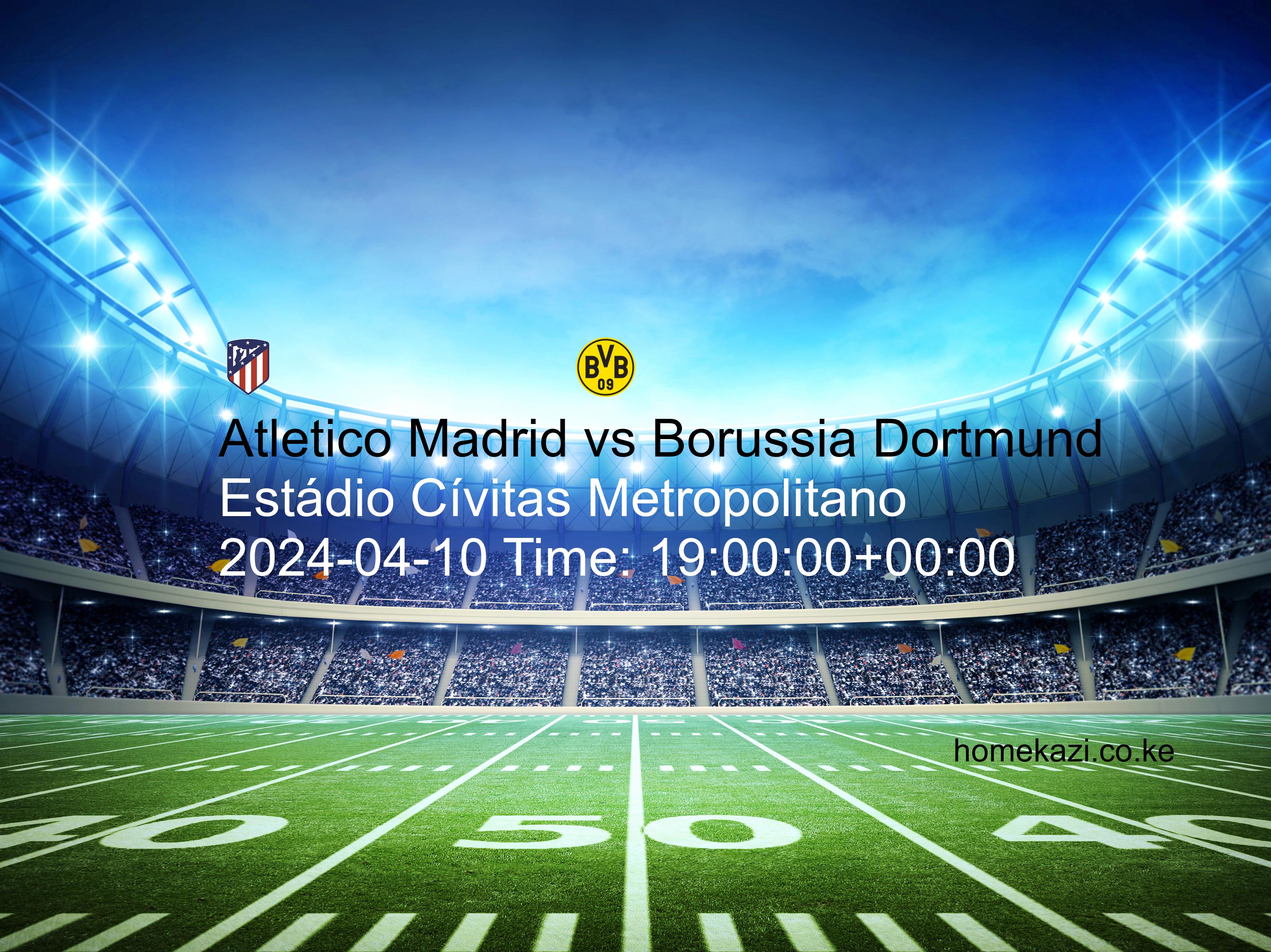 Atletico Madrid vs Borussia Dortmund free betting tips