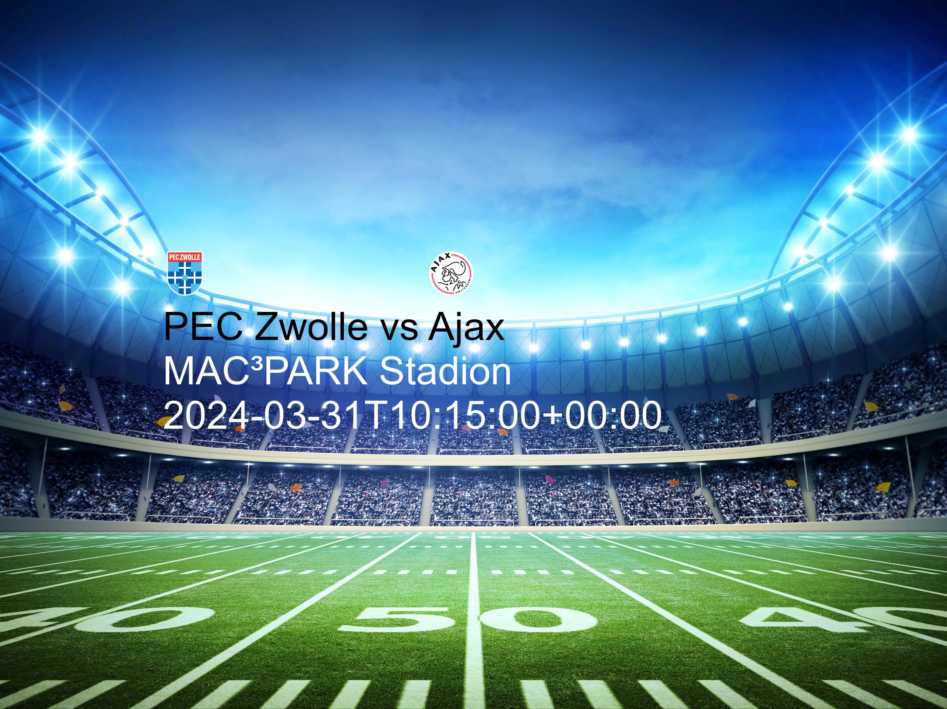 PEC Zwolle vs Ajax free betting tips