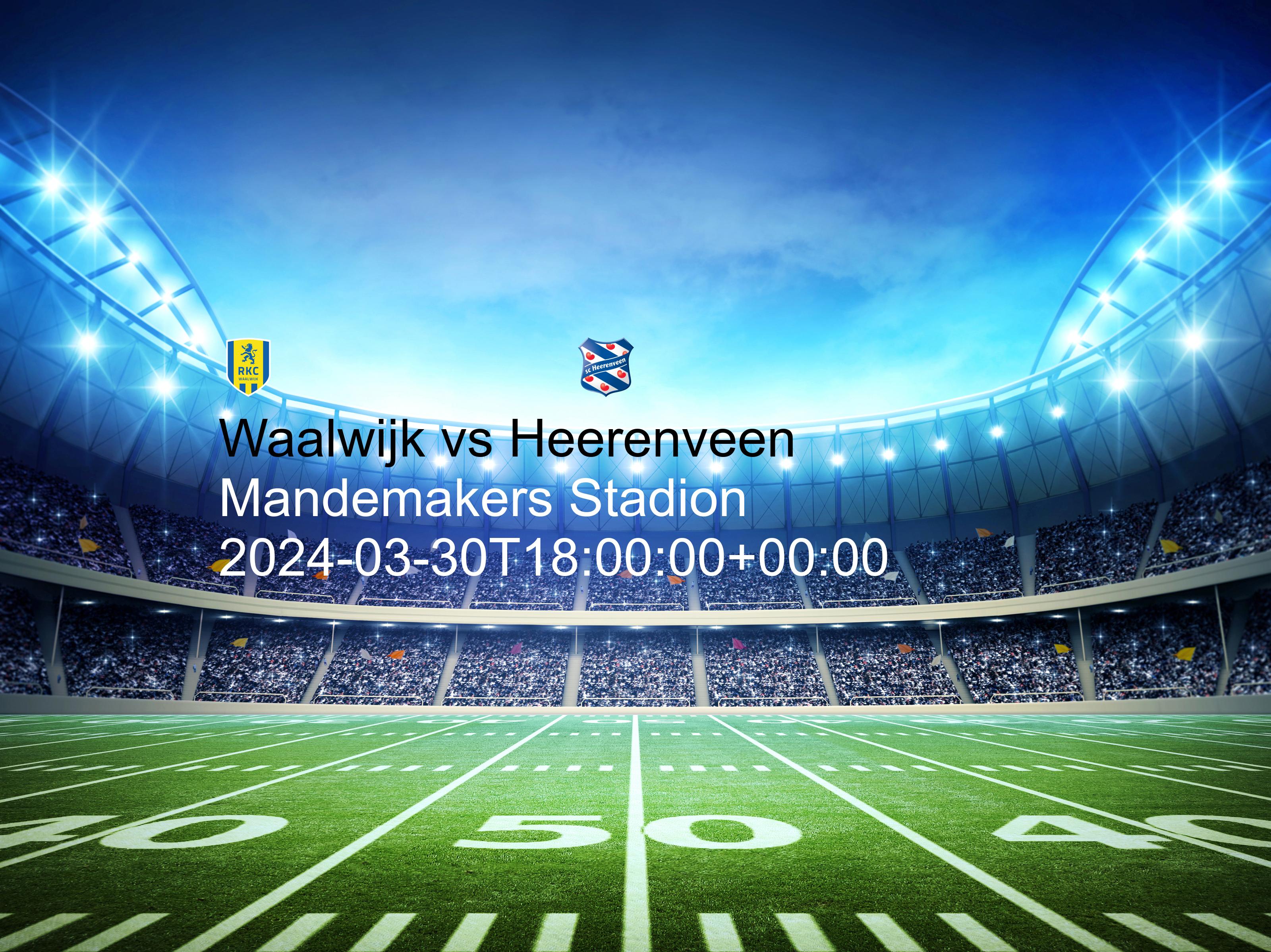Waalwijk vs Heerenveen free betting tips